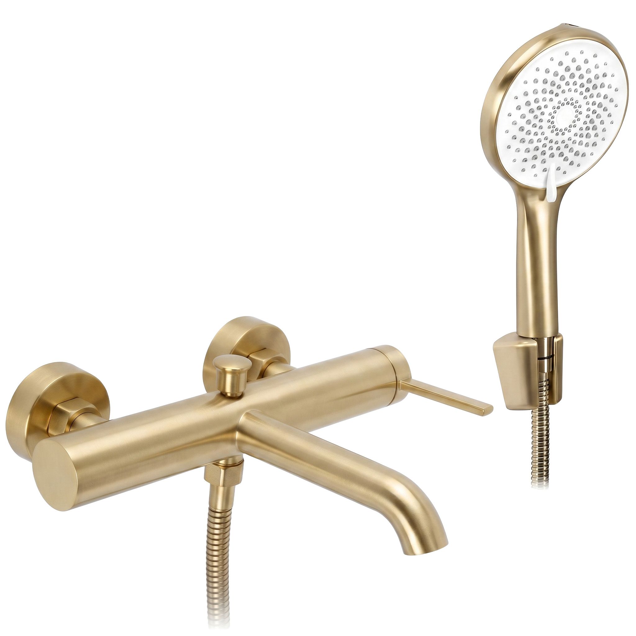 REA Badkarsblandare Rivo Borstat Guld, 22,5x10x6cm