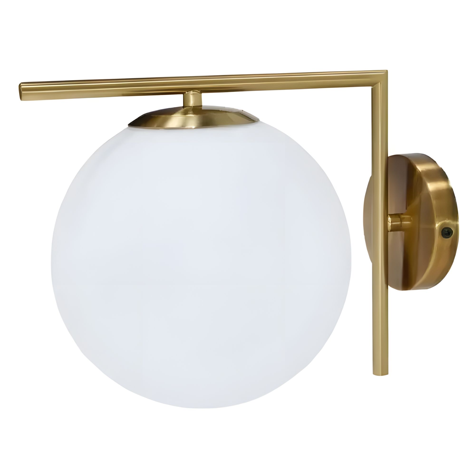 TOOLIGHT vägglampa G102-1W Guld/Vit 15x15x17cm