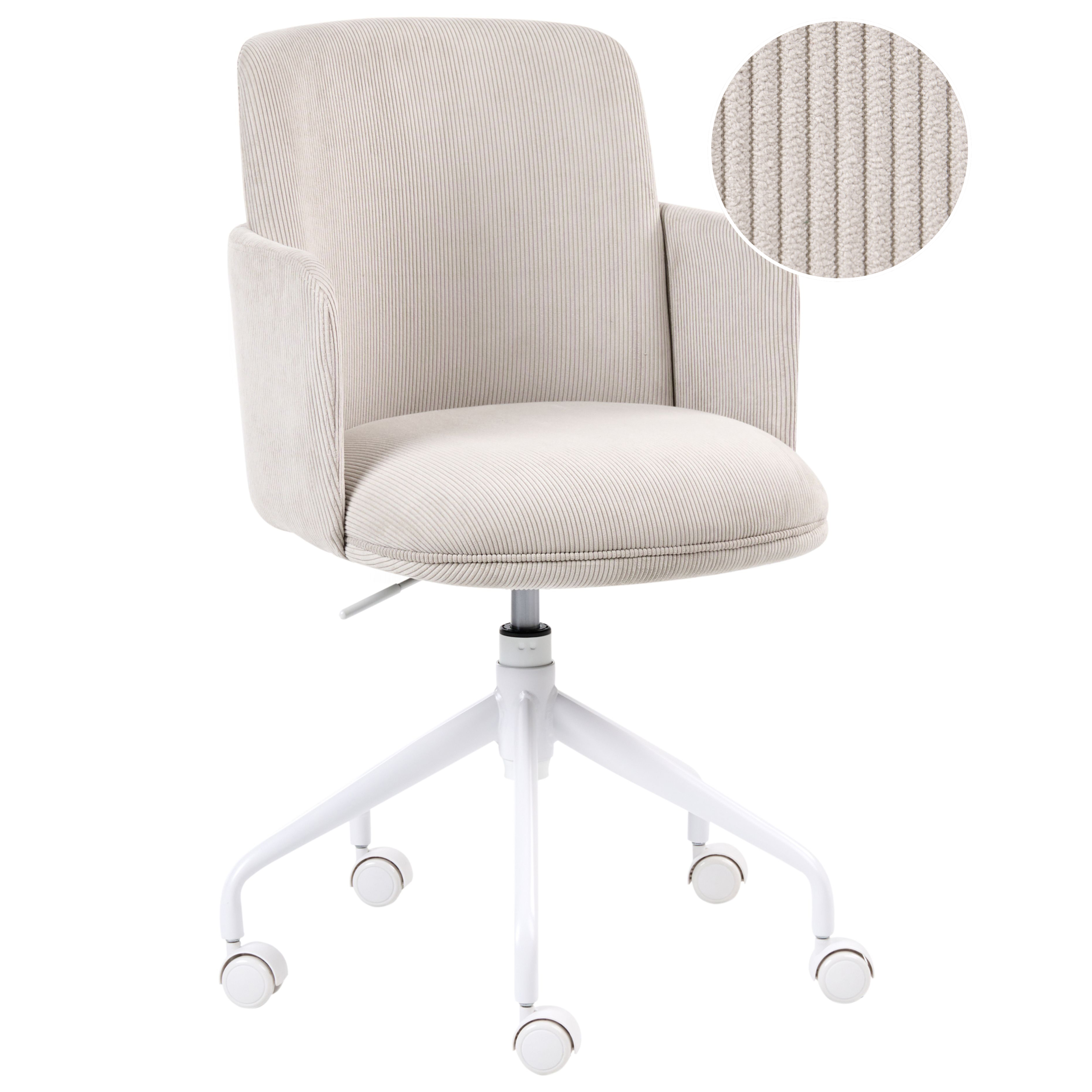 Kontorsstol DRYDEN Manchester Ljusbeige