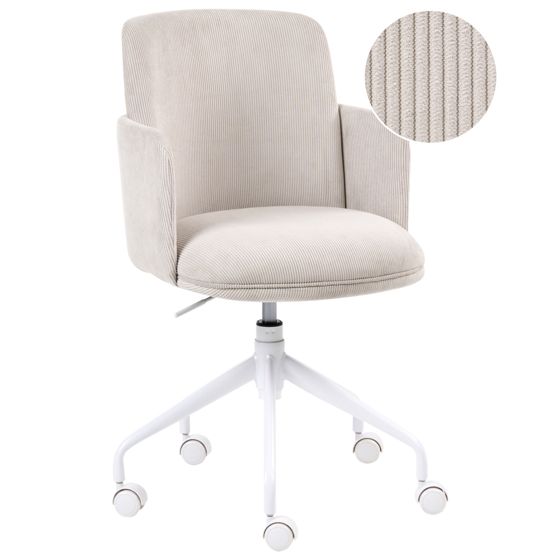 Kontorsstol DRYDEN Manchester Ljusbeige