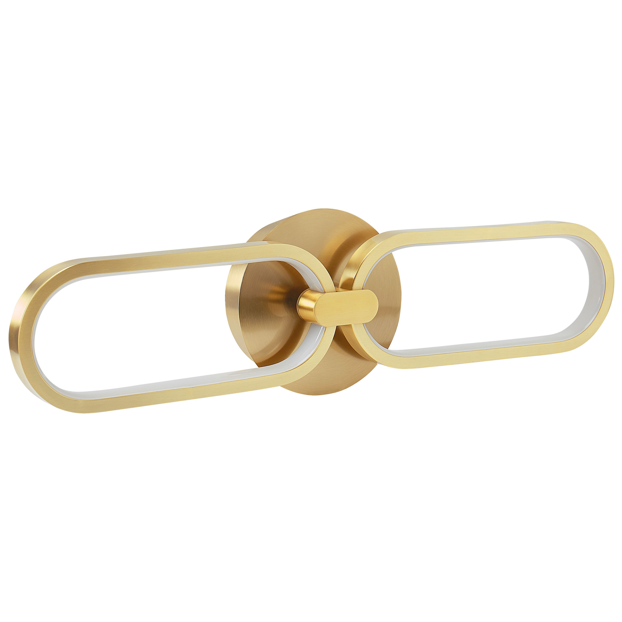 LED-vägglampa KRANG Metall Guld