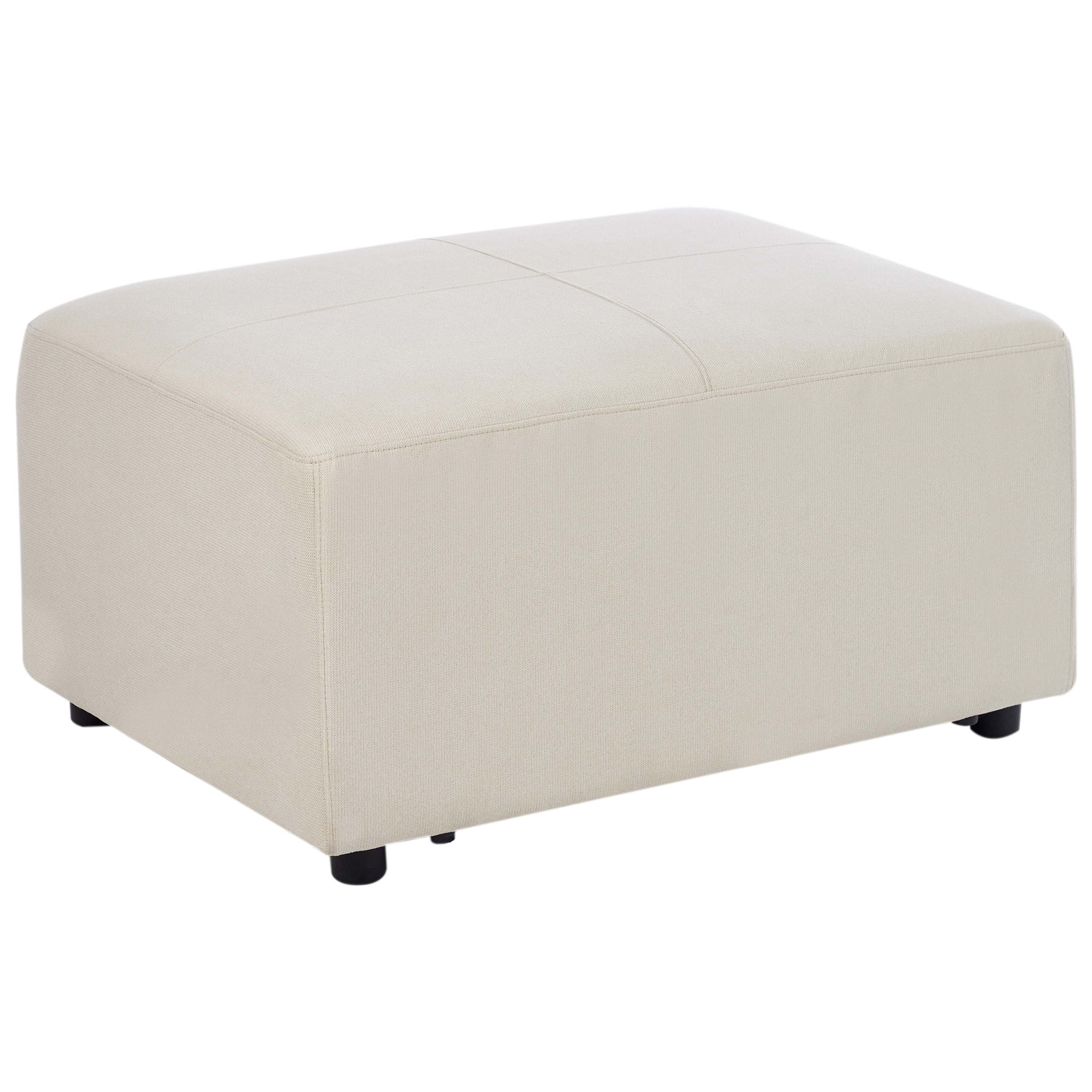 Fotpall KOHLO Ljusbeige