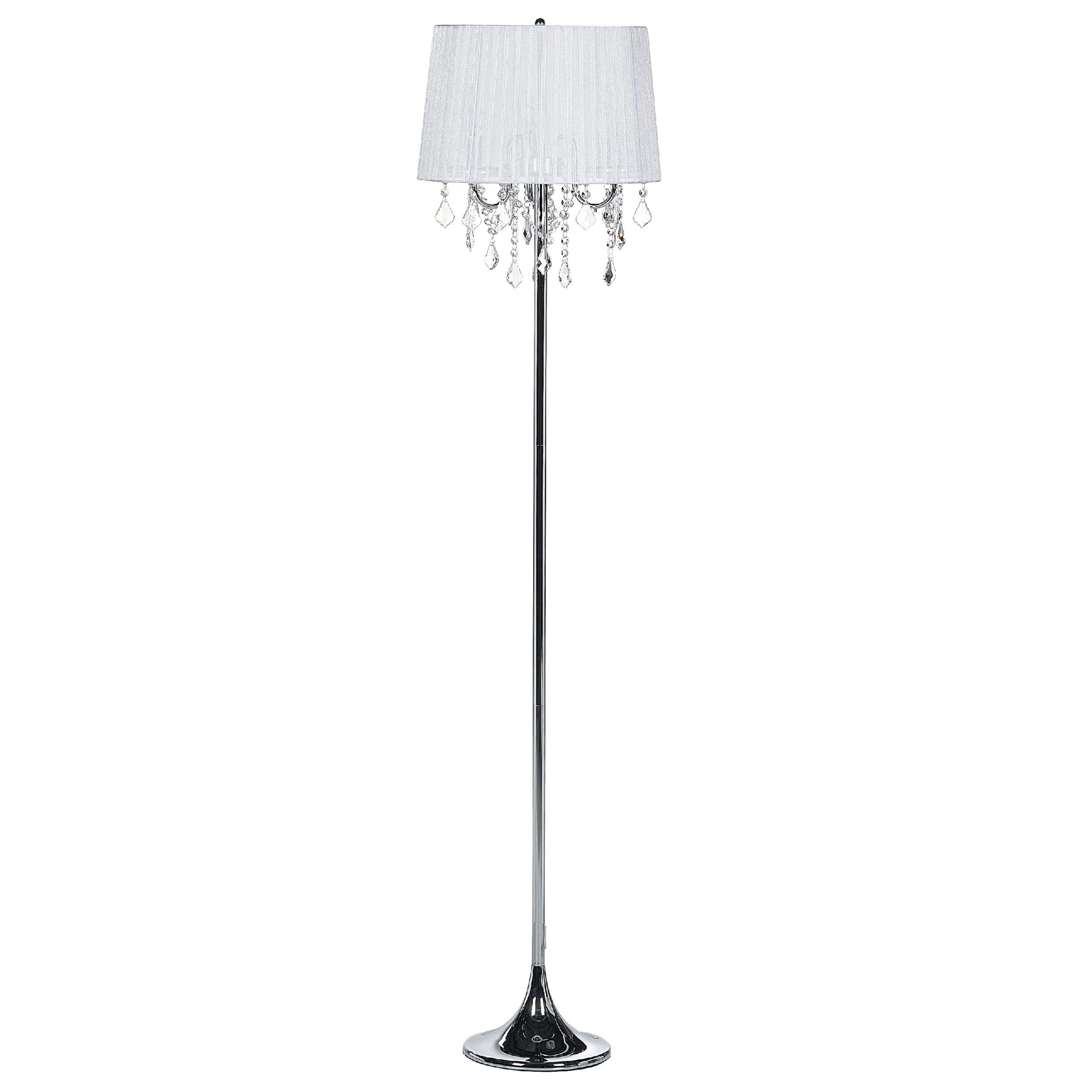 Golvlampa EVANS Metall Vit
