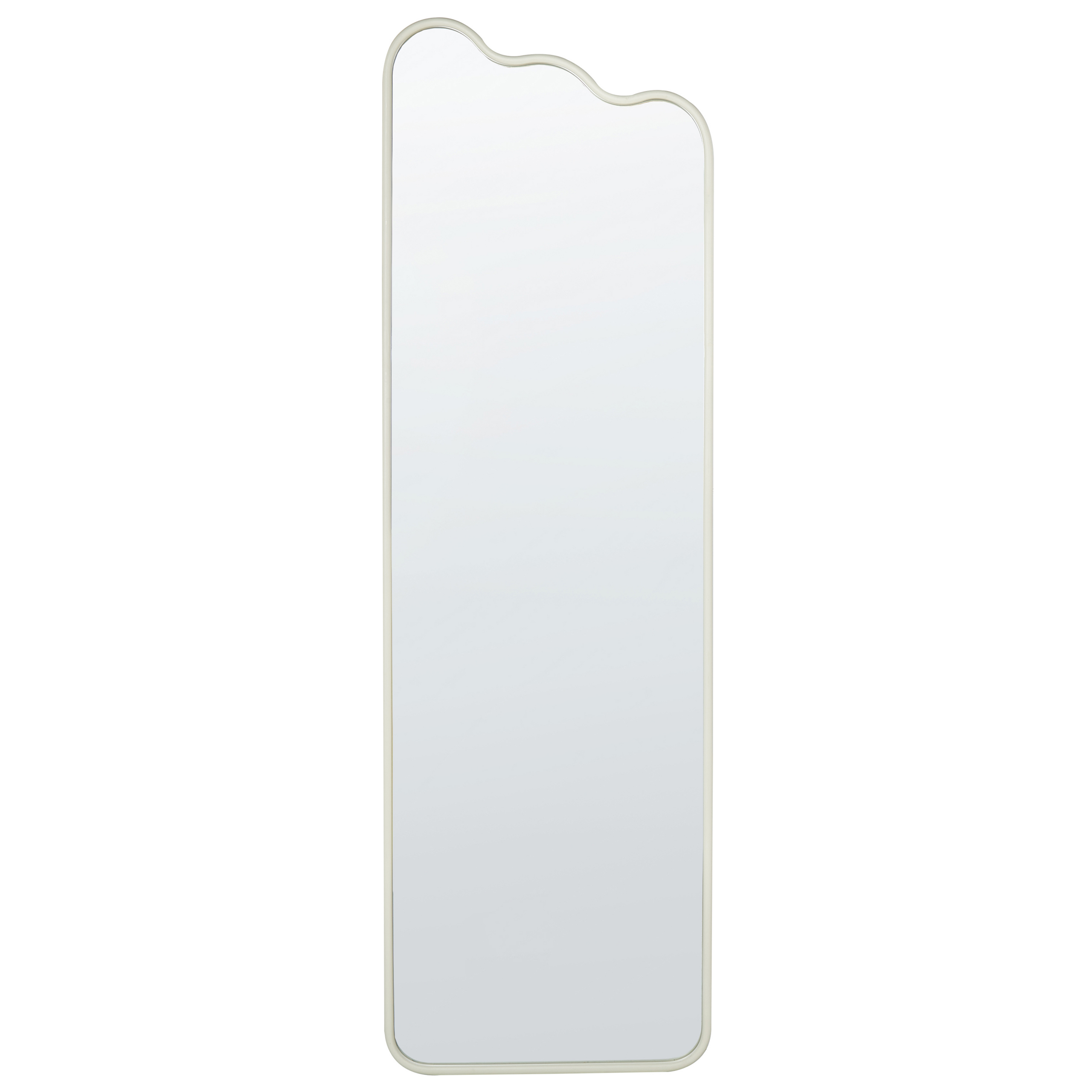 Väggspegel ABZAC 45 cm 145 cm Metall Off-White