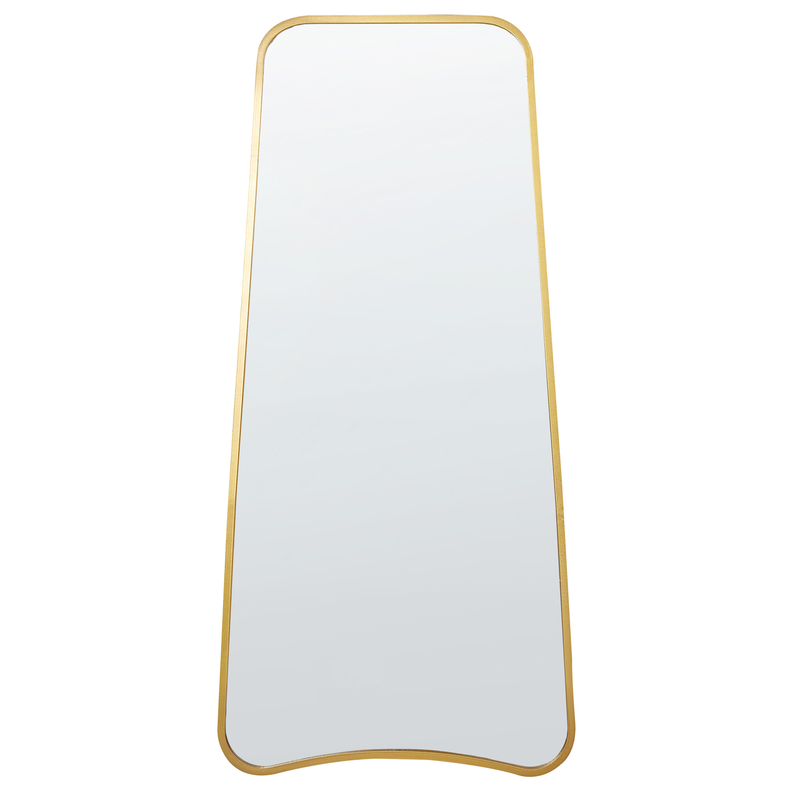 Väggspegel LEVET 58 cm 122 cm Metall Guld
