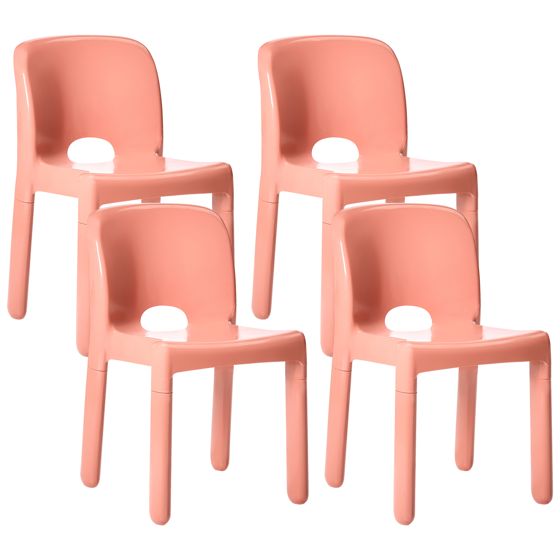 Set med 4 trädgårdsstolar BETIM Korall