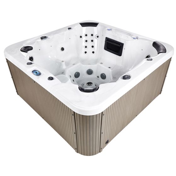 Utespa med LED VILLARRICA Vit