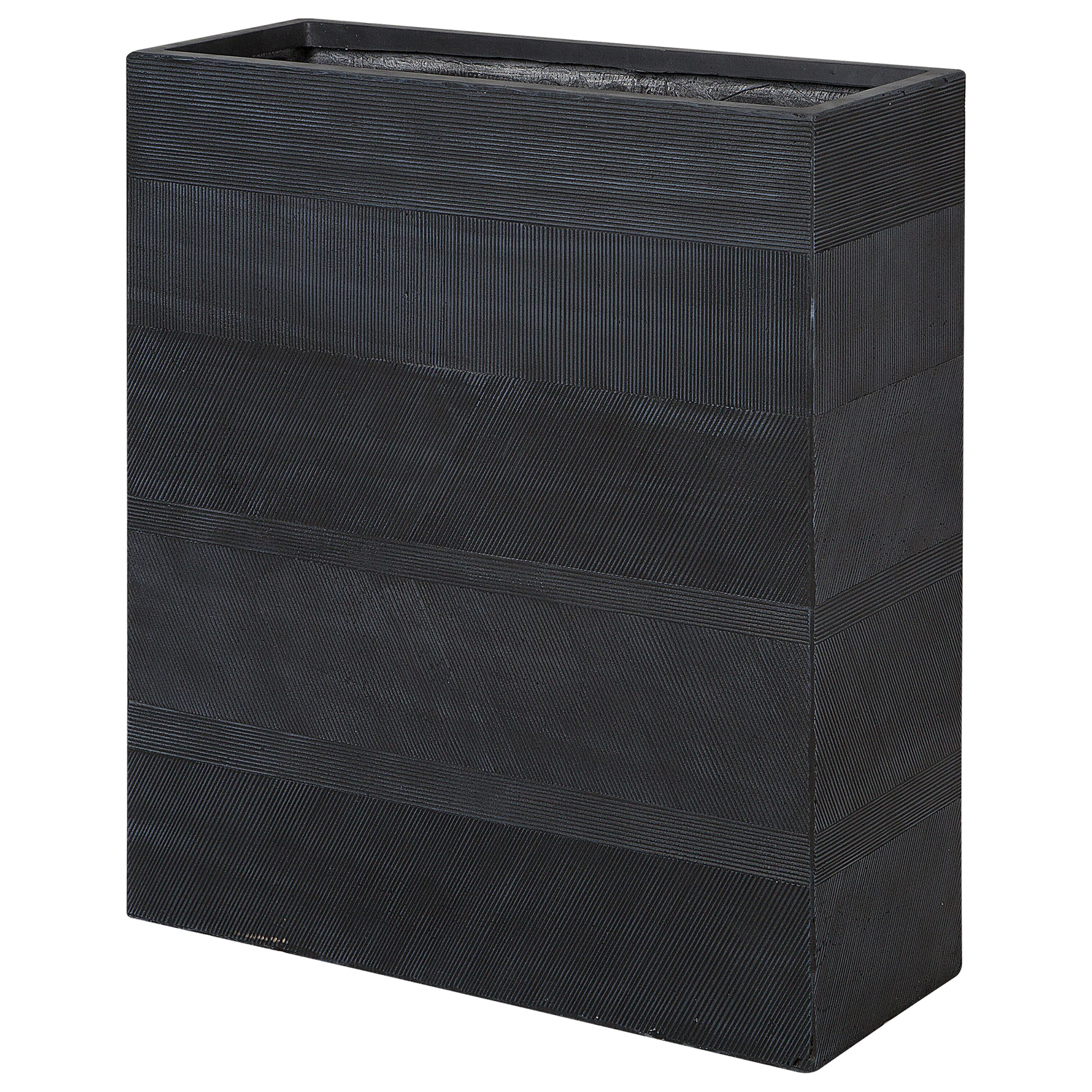 Blomkruka THIMENA 80 cm Svart