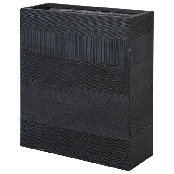 Blomkruka THIMENA 80 cm Svart
