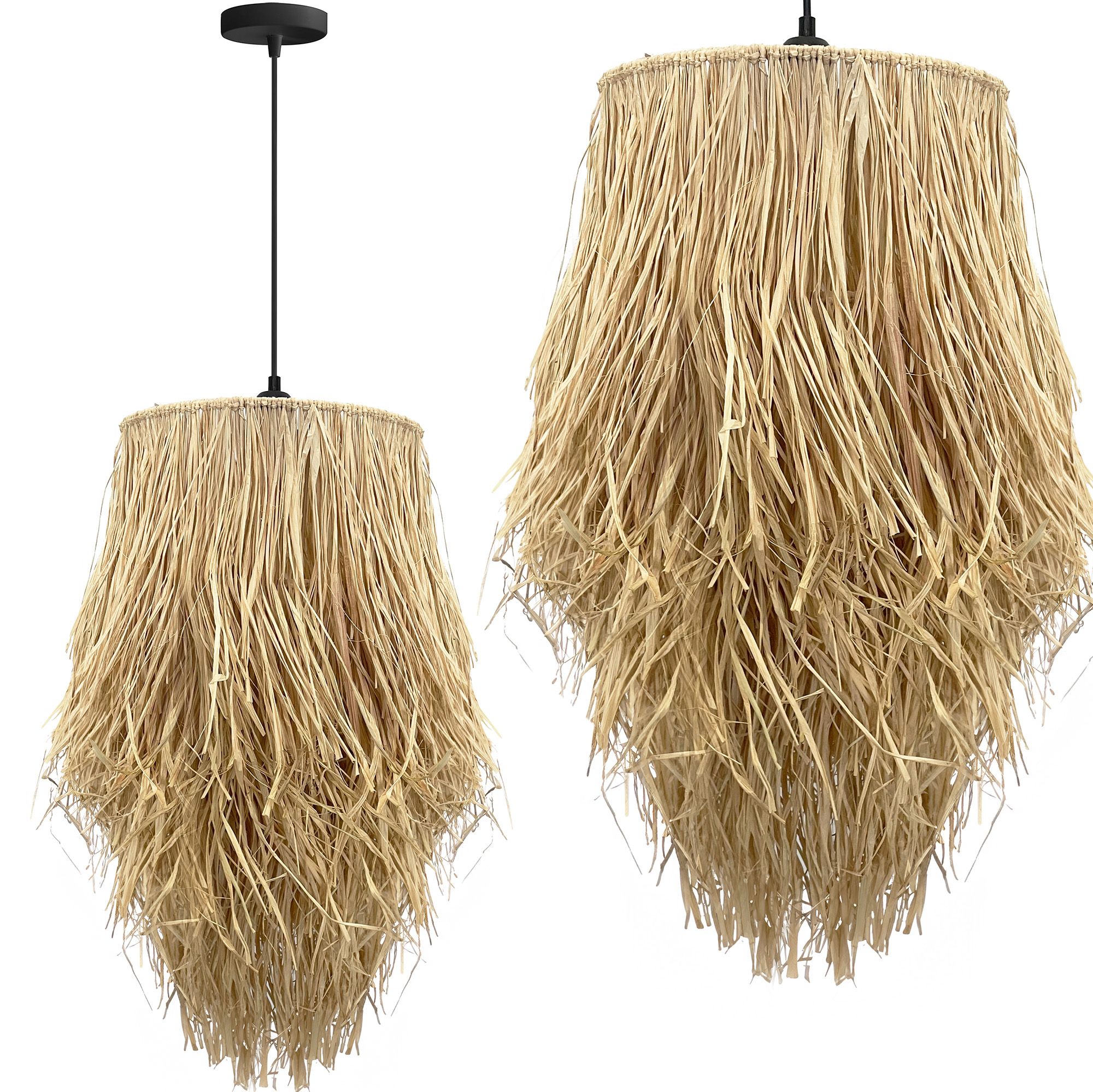 TOOLIGHT hängande taklampa APP1322-1CP BOHO Brun 30x30x60cm