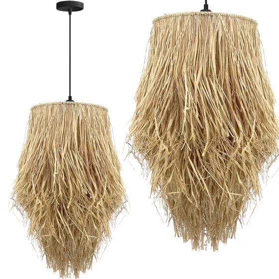 TOOLIGHT hängande taklampa APP1322-1CP BOHO Brun 30x30x60cm