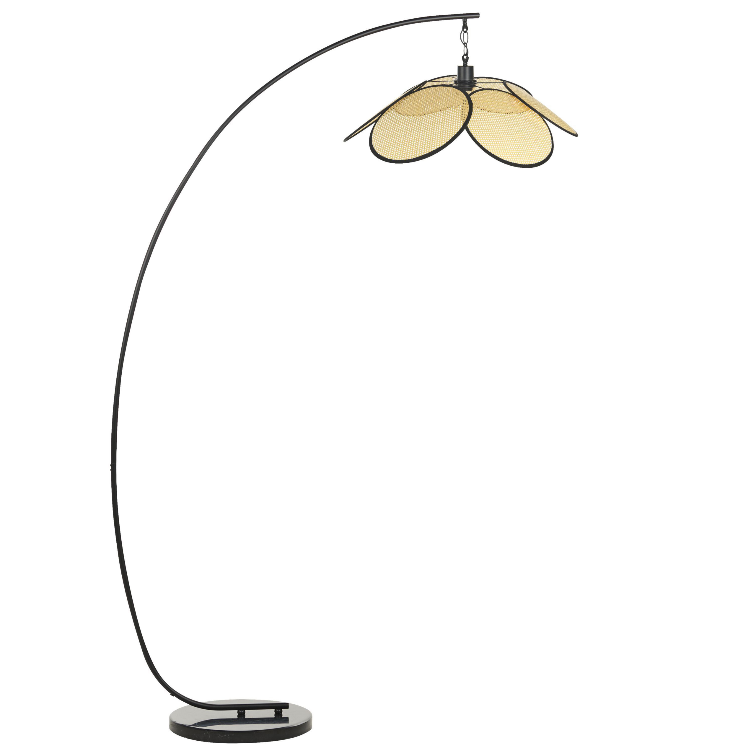 Golvlampa MERRICA Metall Svart