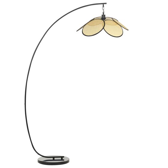 Golvlampa MERRICA Metall Svart