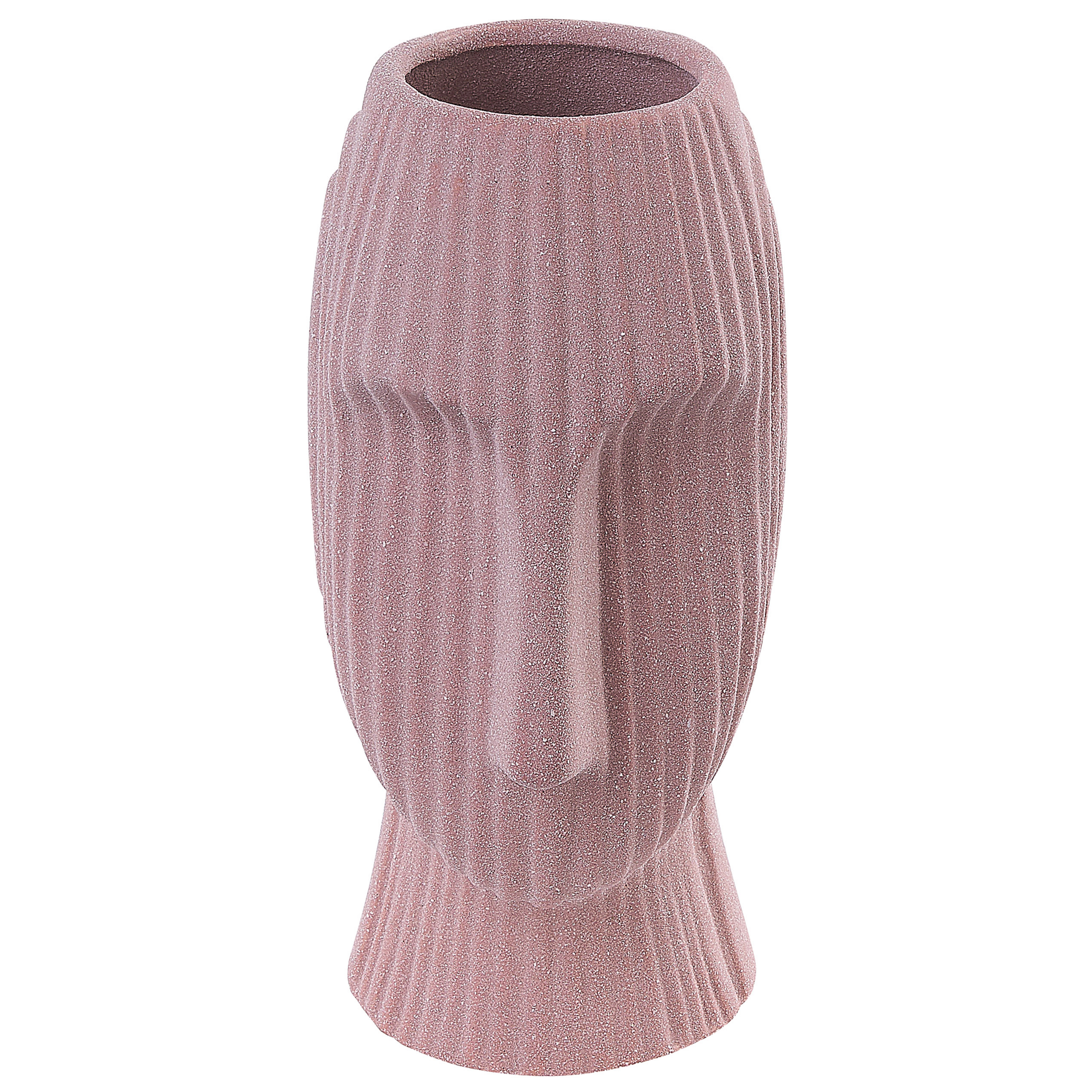 Blomvas PALLINI 24 cm Stengods Persikorosa