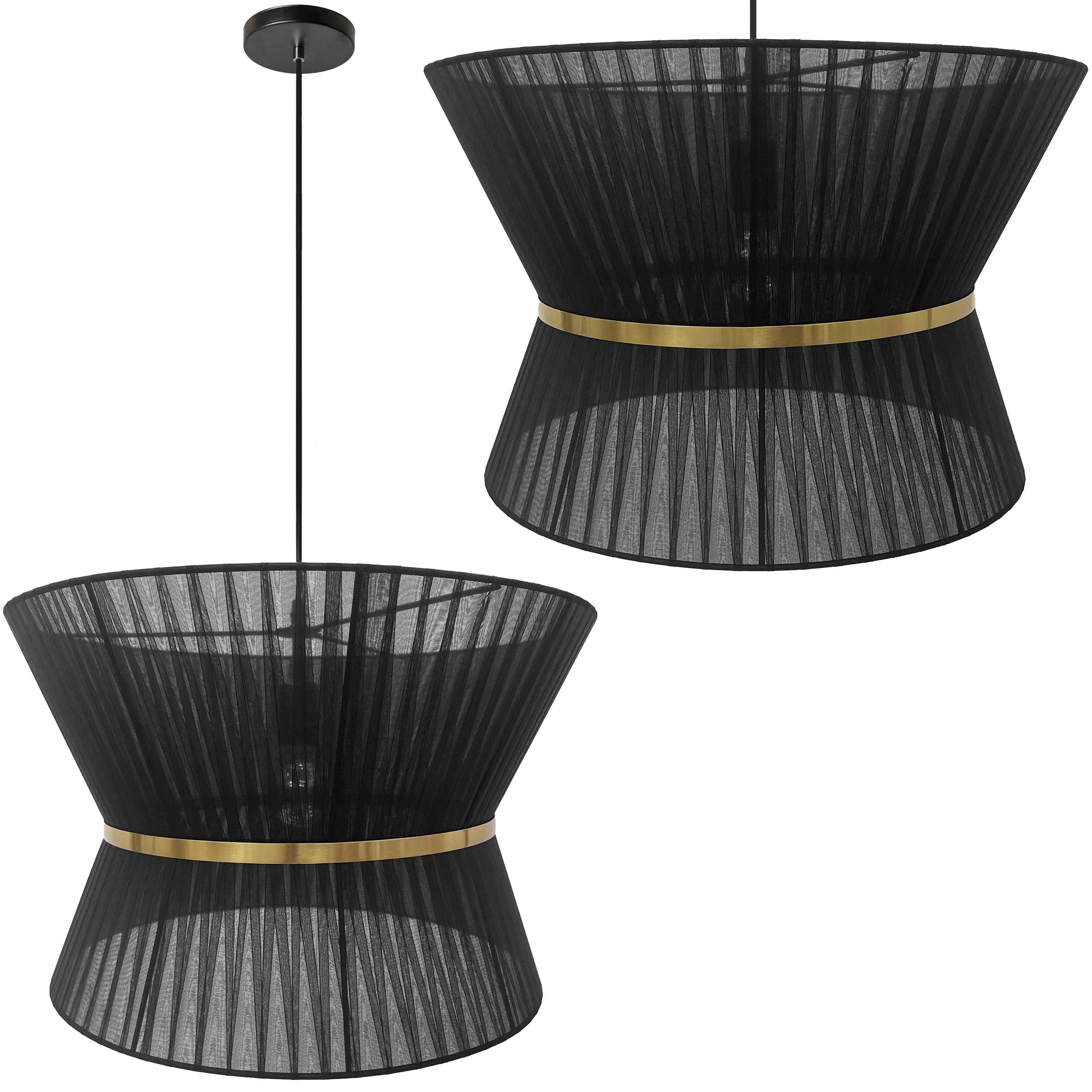 TOOLIGHT hängande taklampa APP1503-1CP Svart 50x50,5x32,5cm