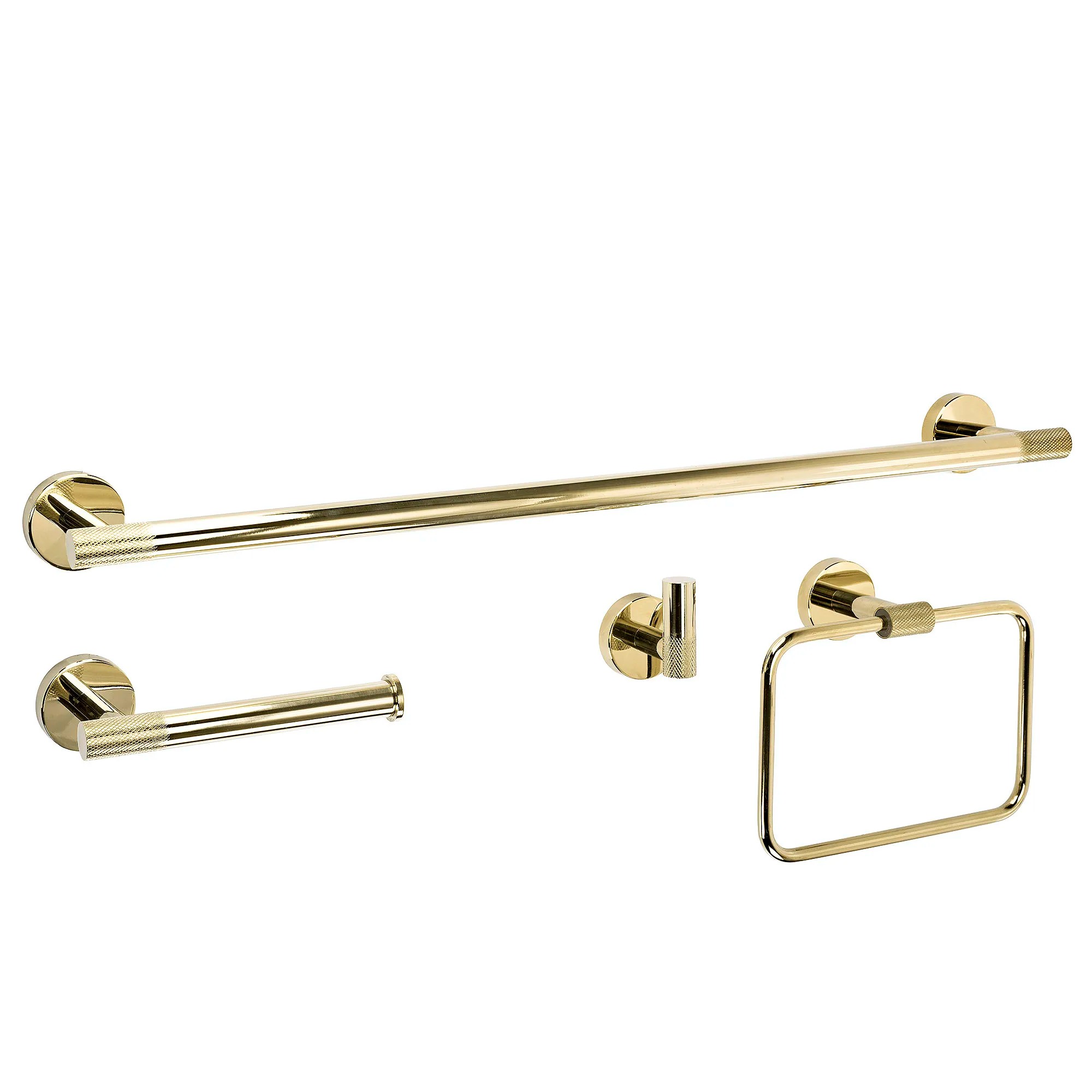 REA Set Med Badrumskrokar GRID Guld, 60x8,5x5cm