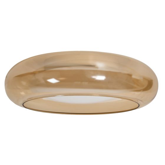 LED-taklampa NITH Glas Ljusbrun