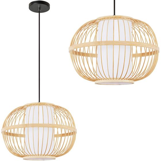 TOOLIGHT hängande taklampa APP1631-1CP BOHO 30CN Beige 30x30x20,5cm