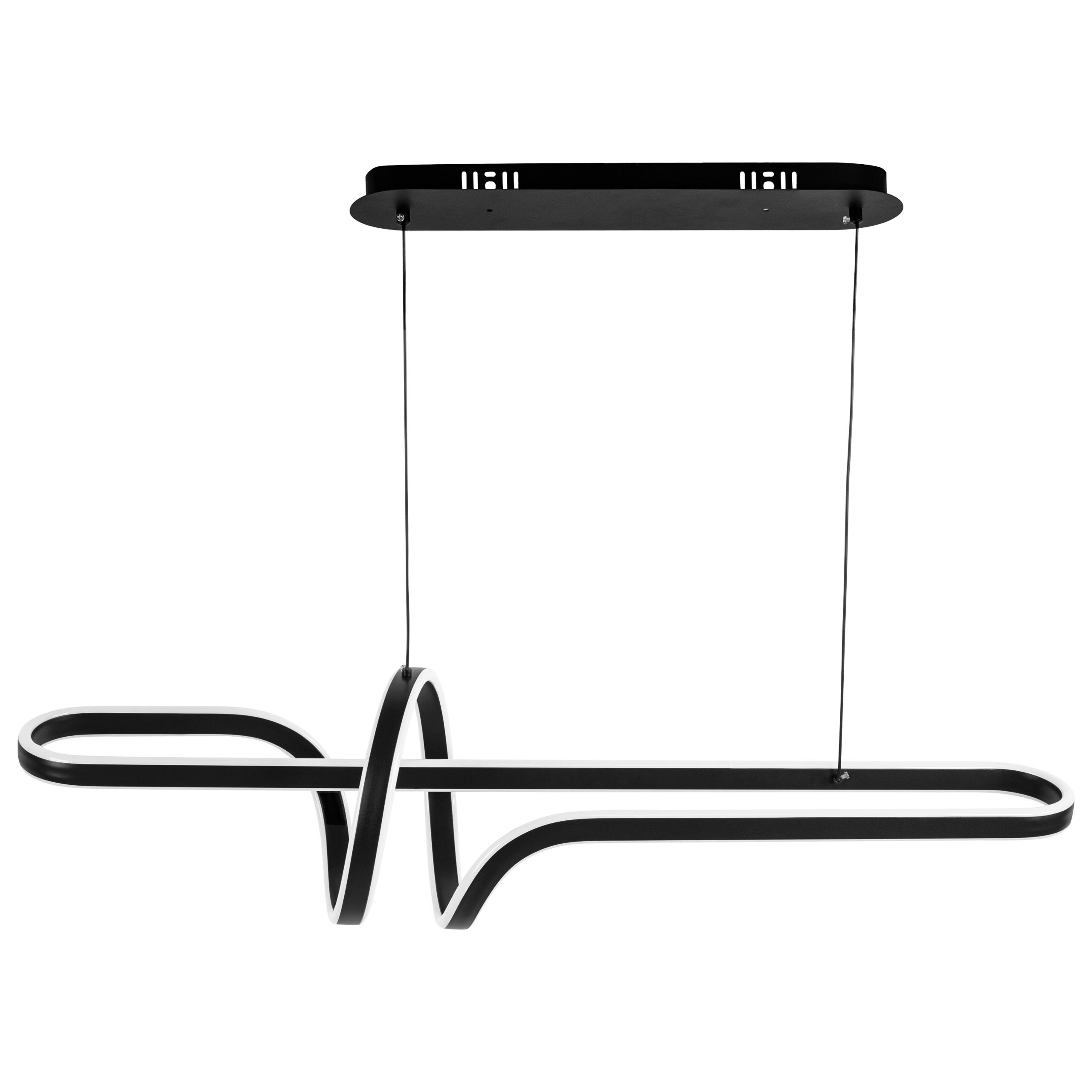 TOOLIGHT hängande taklampa LED G038-CP Svart 98x98x24cm