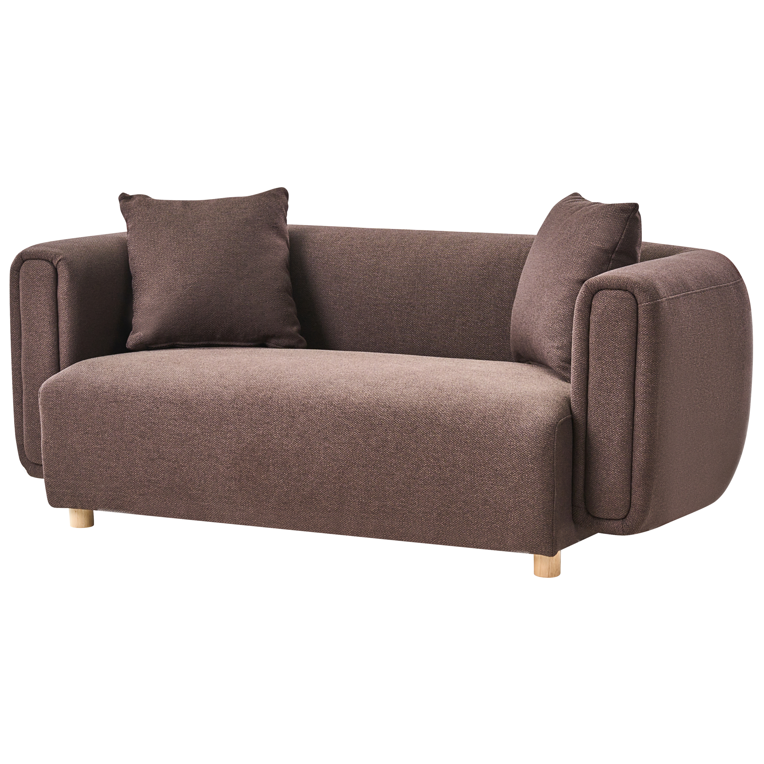 Soffa 2-sits LILLEROD Mörkbrun