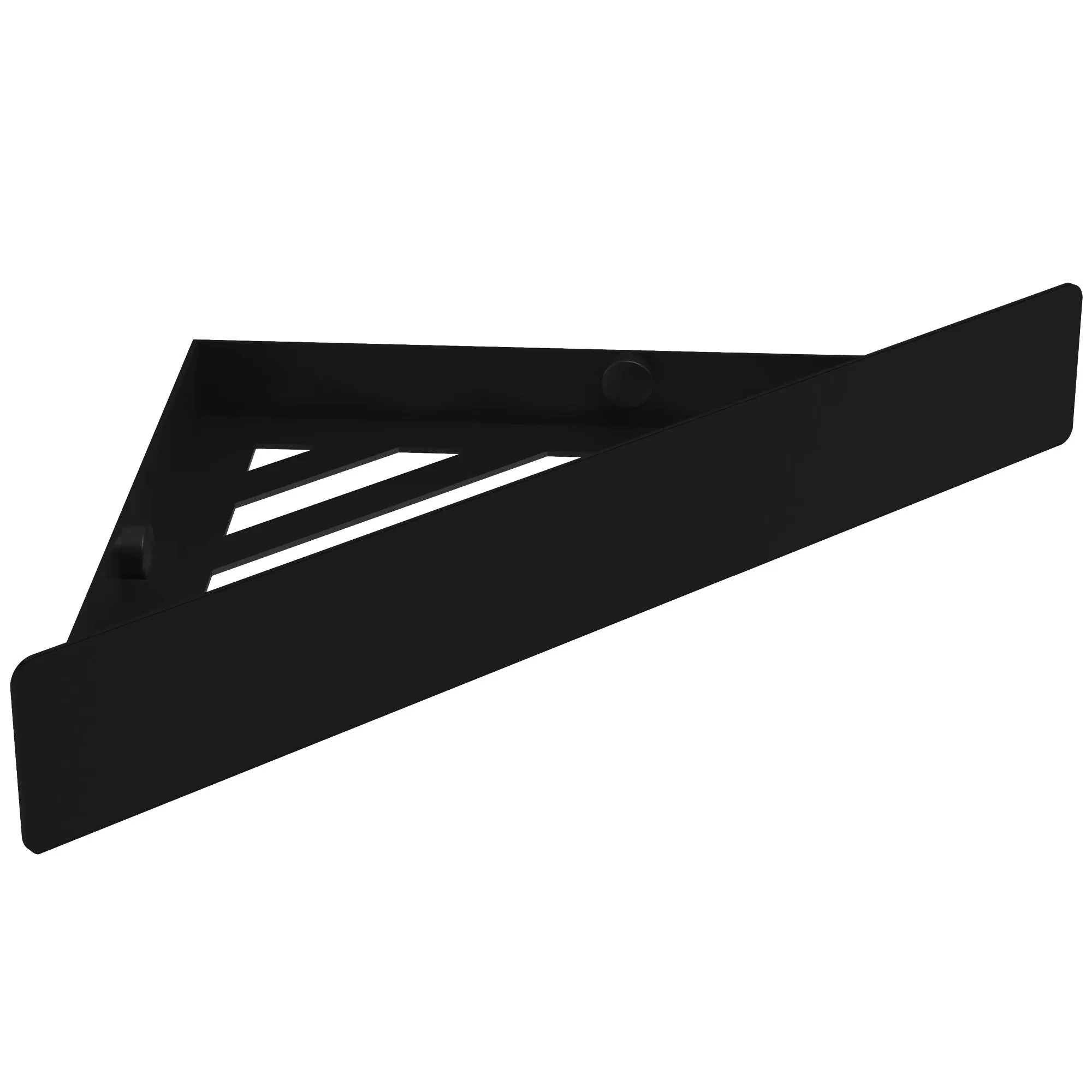 REA Badrumshylla För Dusch SF07-B Svart, 28,5x14,5x4cm