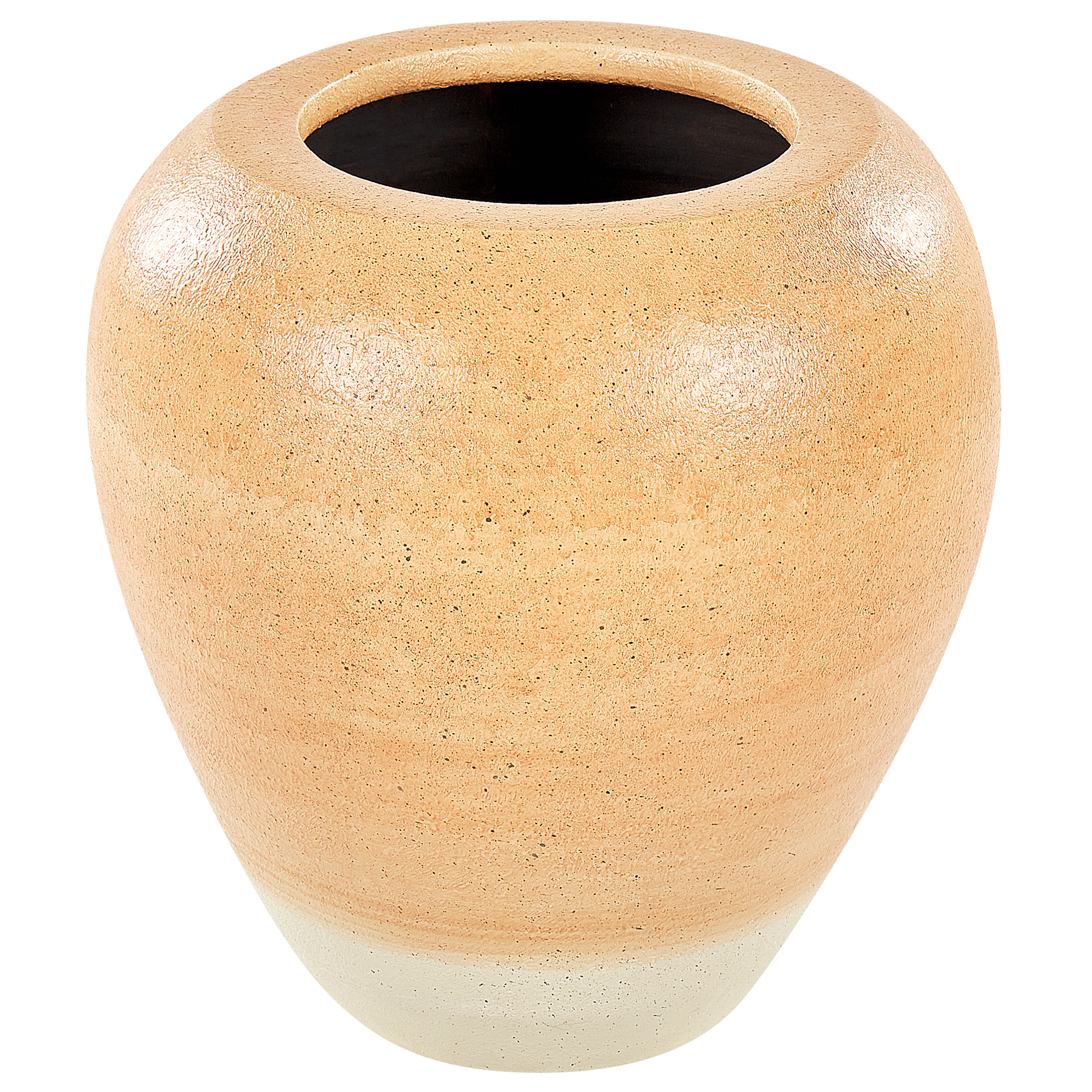 Dekorationsvas SKIONE 34 cm Keramik Ljusbrun