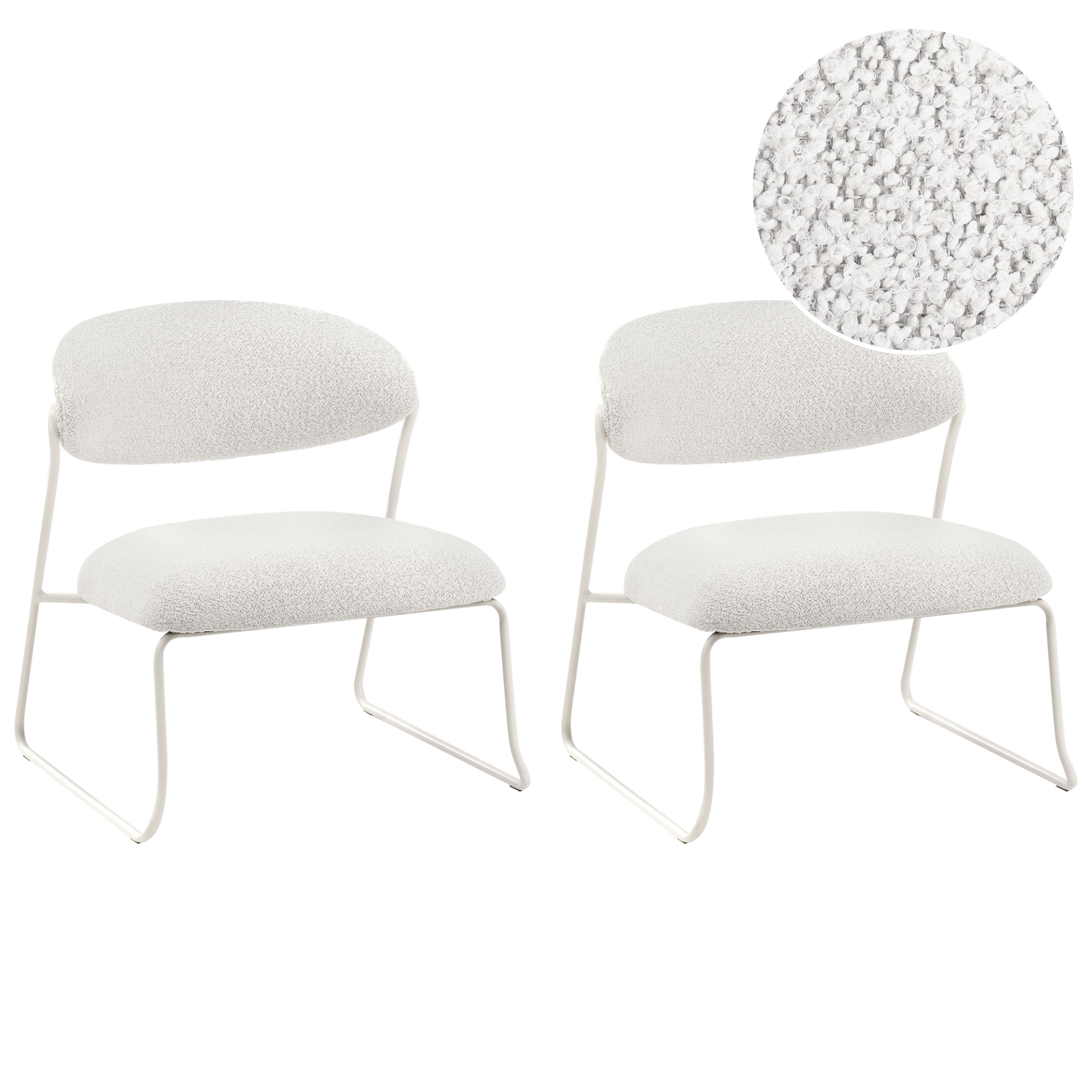 Set med 2 fåtöljer KOLSVA Off-White