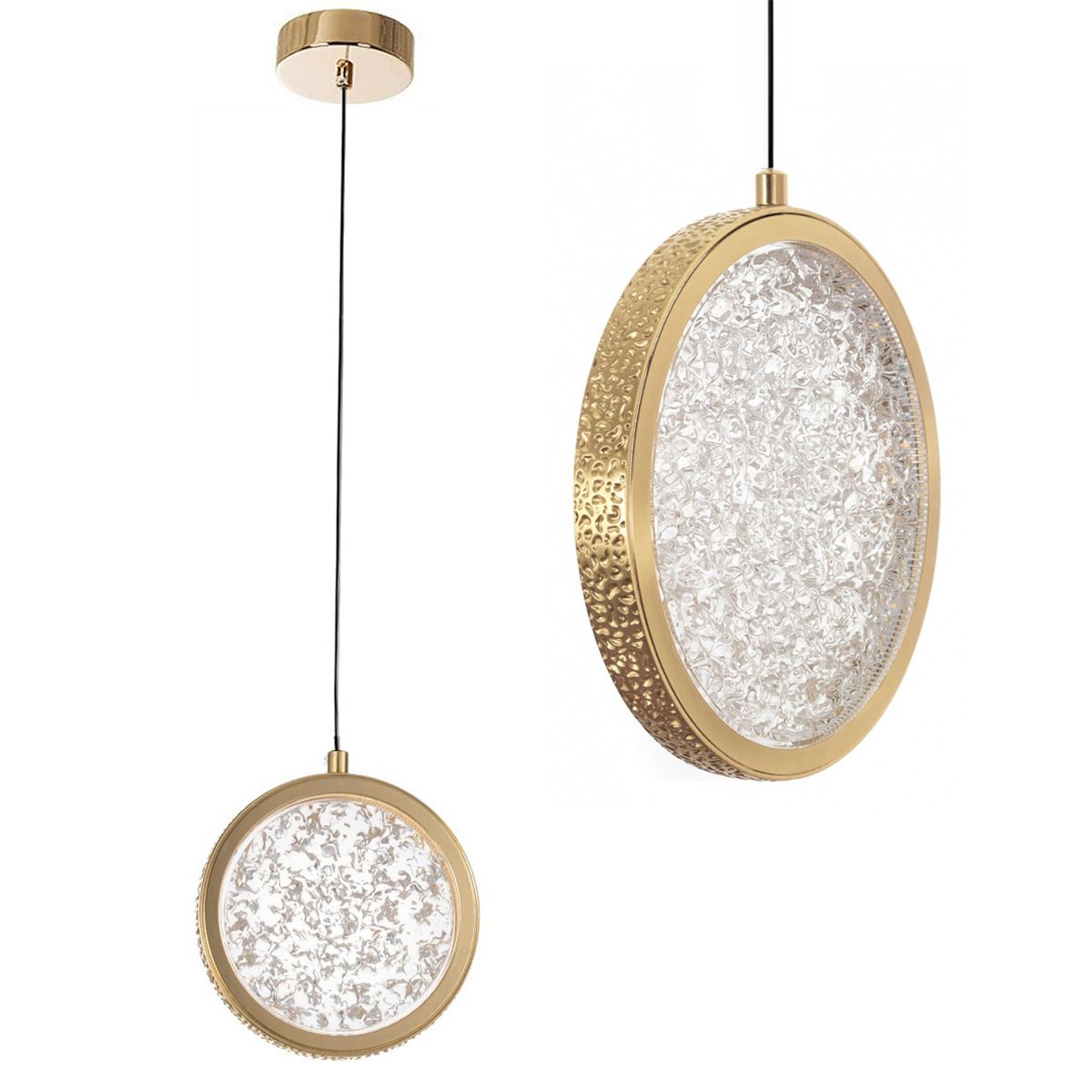 TOOLIGHT hängande taklampa LED G089-1CP Transparent 20x20x20cm