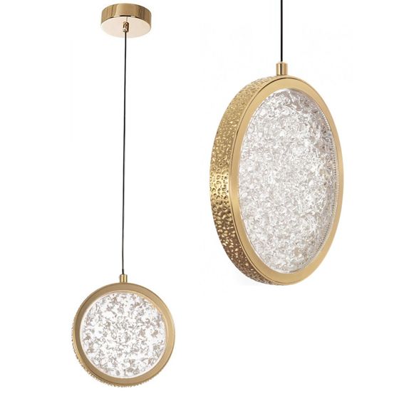TOOLIGHT hängande taklampa LED G089-1CP Transparent 20x20x20cm