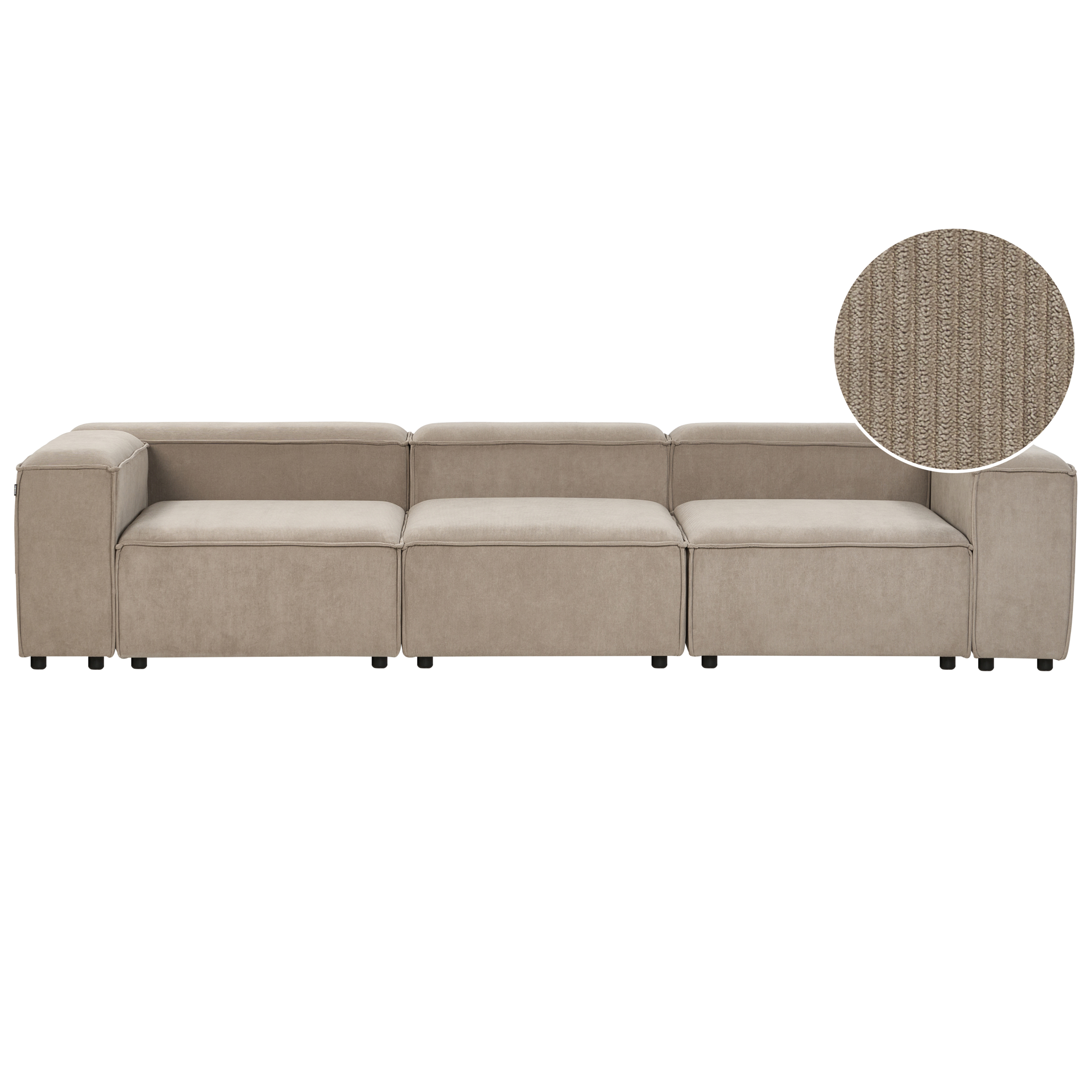 Modulsoffa 3-sits ARDAL Manchester Ljusbrun