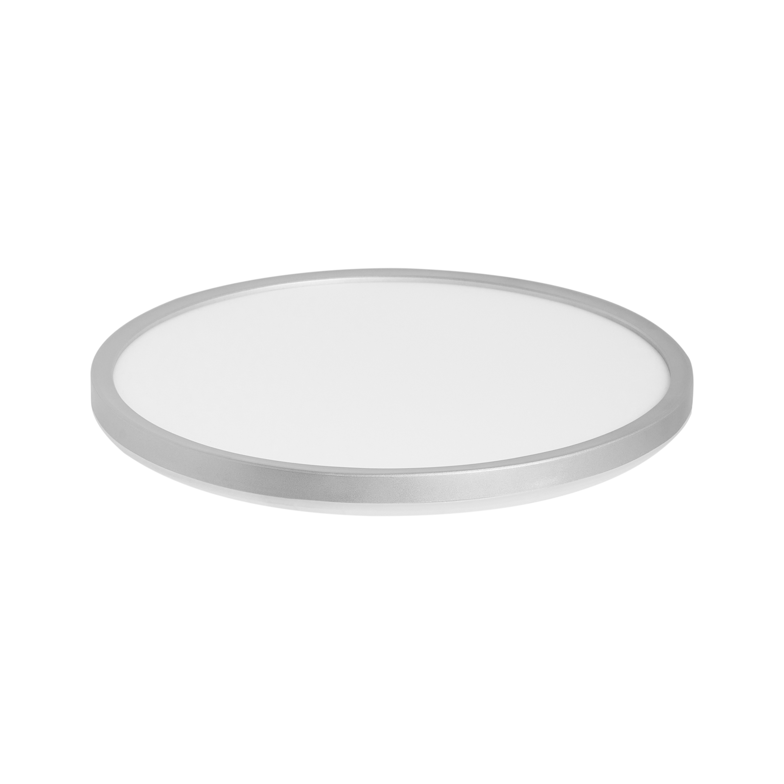 LED-taklampa VELORA med fjärrkontroll med dimmer Silver