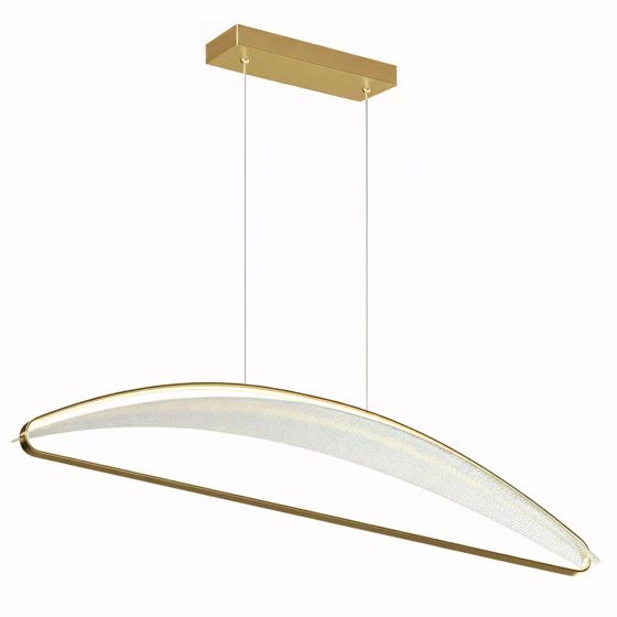TOOLIGHT hängande taklampa G124-CP LED Gyllene 100x25x125cm