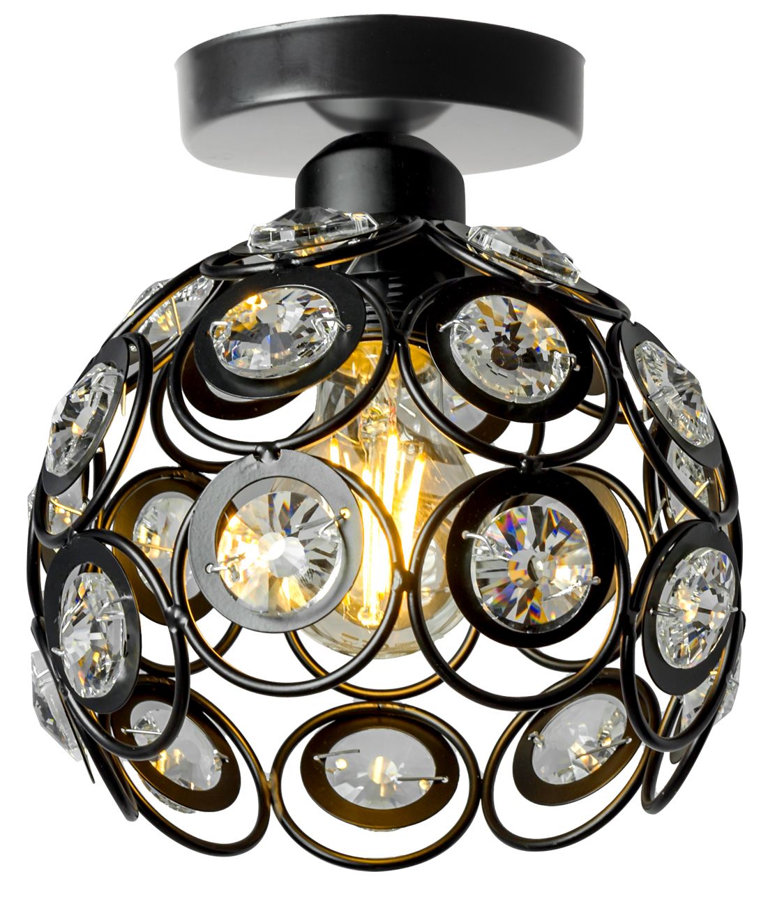 TOOLIGHT hängande taklampa APP203-1C Svart 17x18x17cm