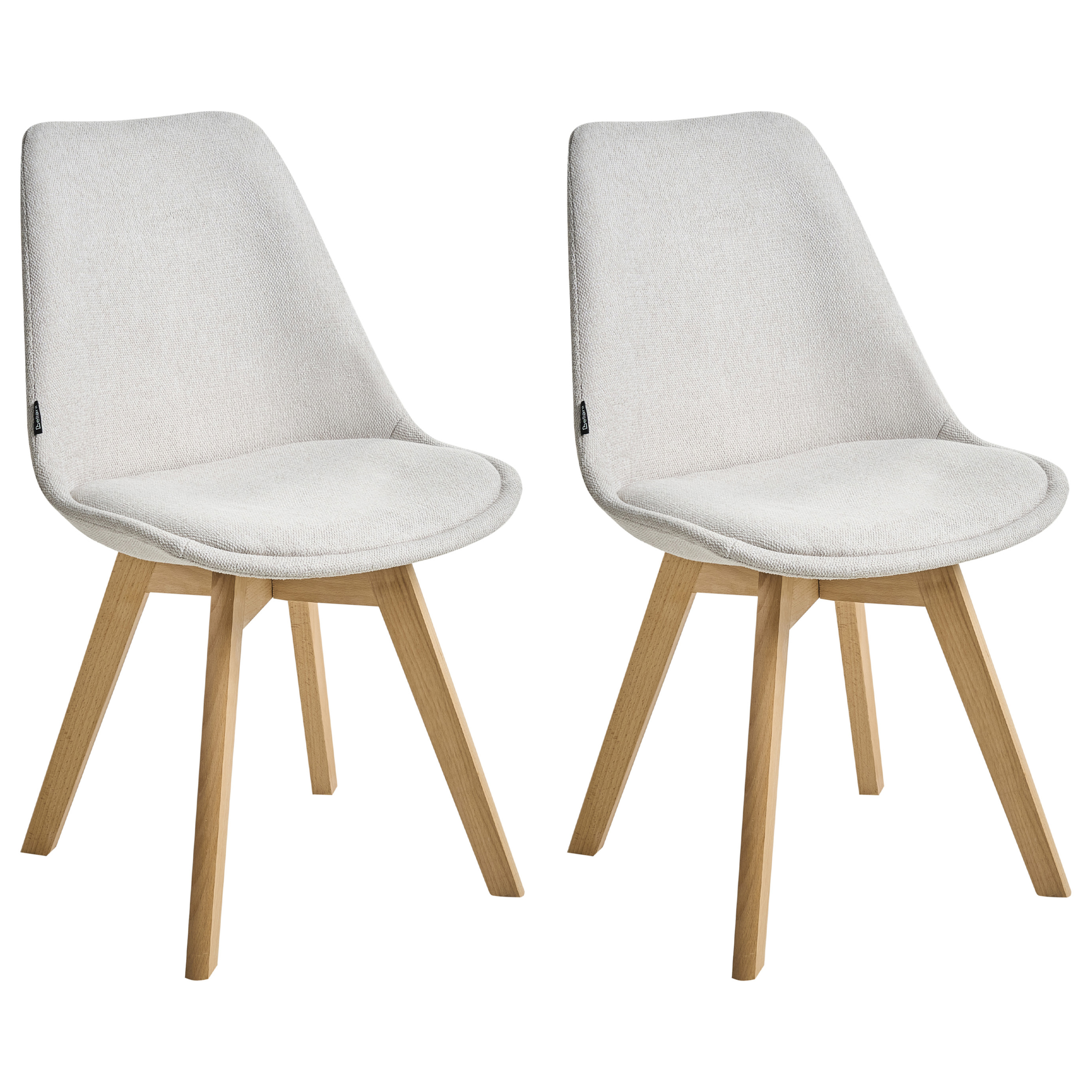 Set med 2 matstolar DAKOTA II Off-White