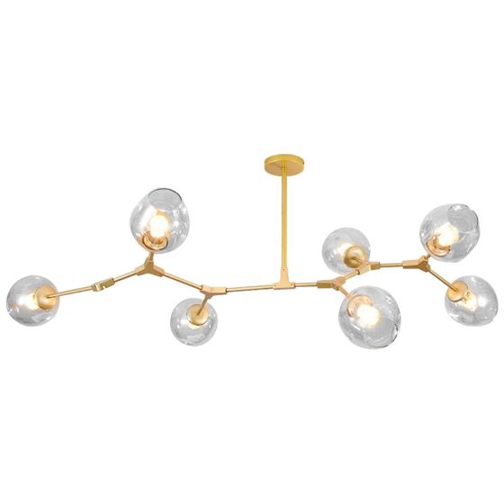 TOOLIGHT hängande taklampa APP507-7C Guld 130x130x60cm
