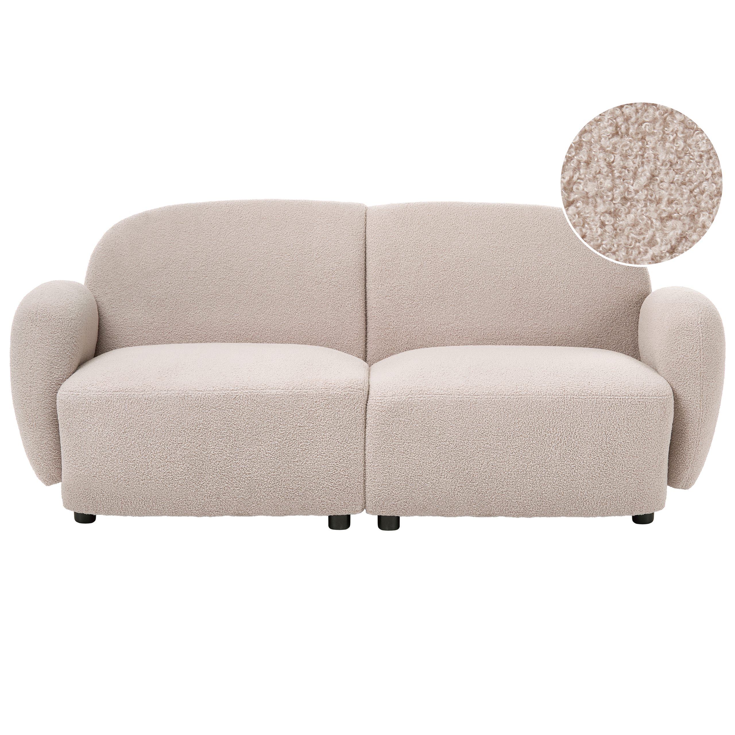 Soffa 3-sits JULE Bouclé Beige