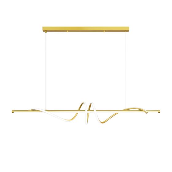 TOOLIGHT hängande taklampa LHJ024-CP 120cm LED Guld 120x20x20cm