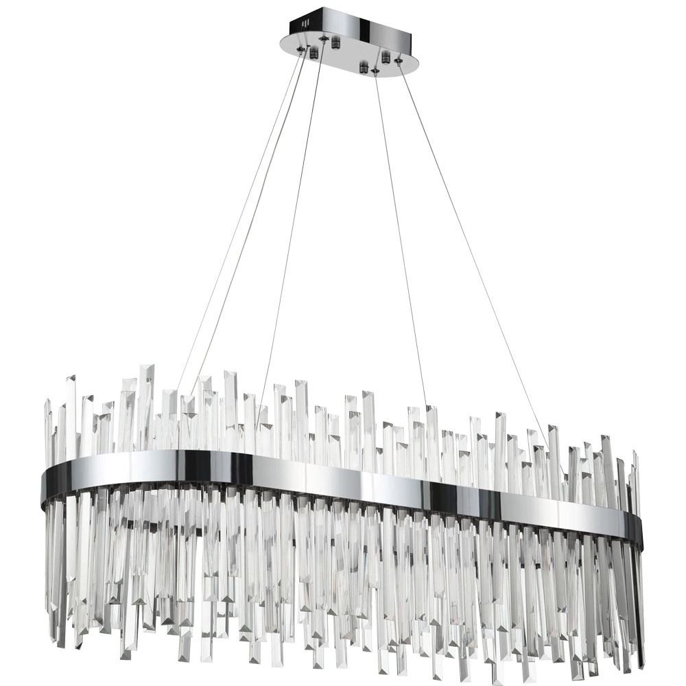 TOOLIGHT hängande taklampa APP1514-CP80 Krom 80x35x95cm