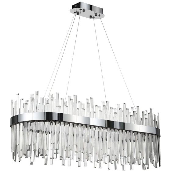 TOOLIGHT hängande taklampa APP1514-CP80 Krom 80x35x95cm