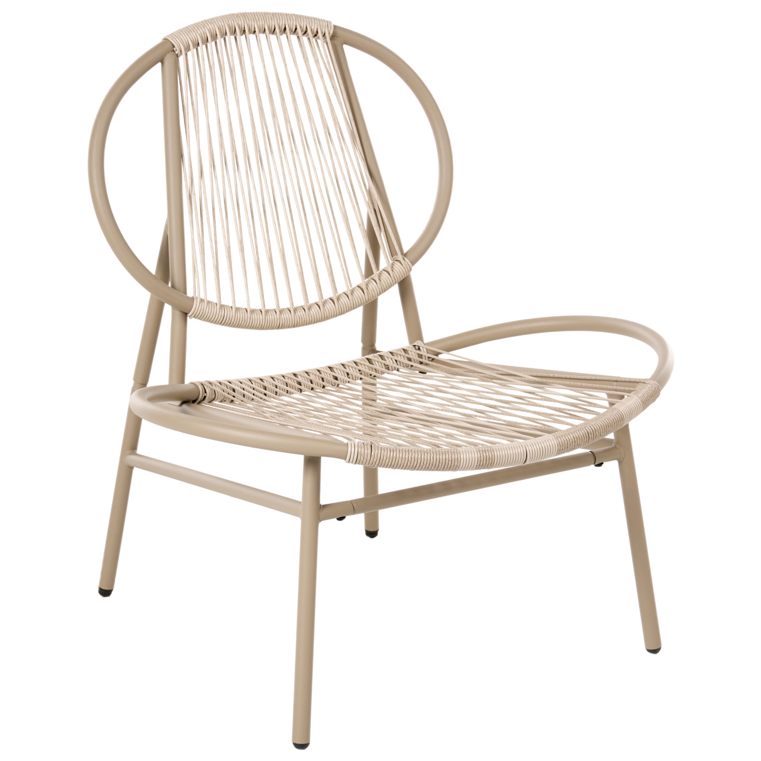 Trädgårdsstol OVARO Konstrotting Beige