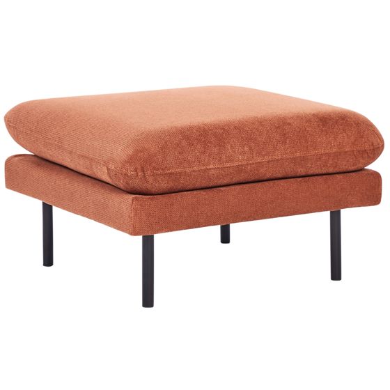 Fotpall VINTERBRO Chenille Guldbrun