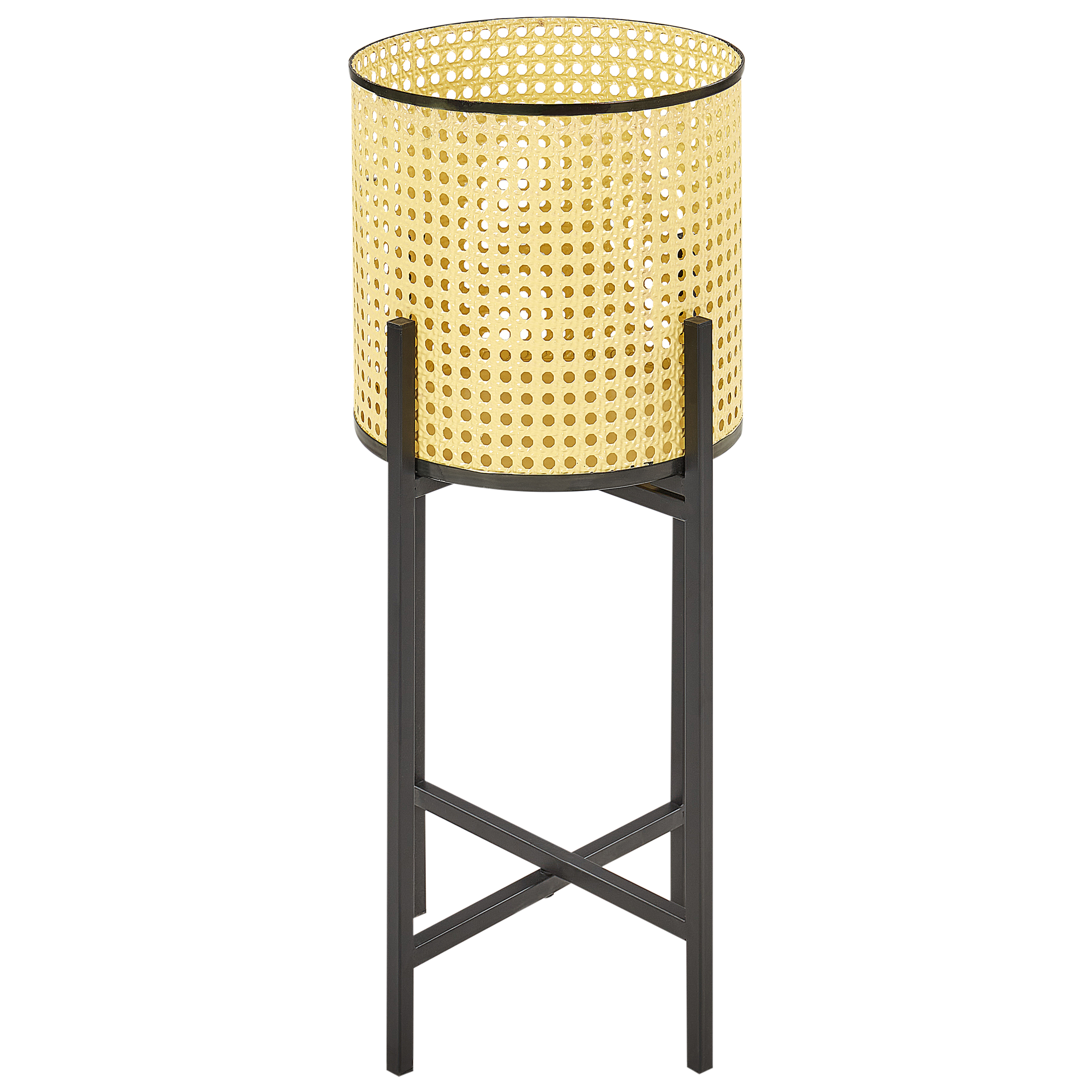 Upphöjd växtkruka FALLOPIA 25 cm Metall Beige