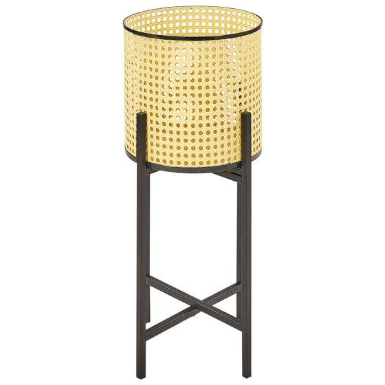 Upphöjd växtkruka FALLOPIA 25 cm Metall Beige