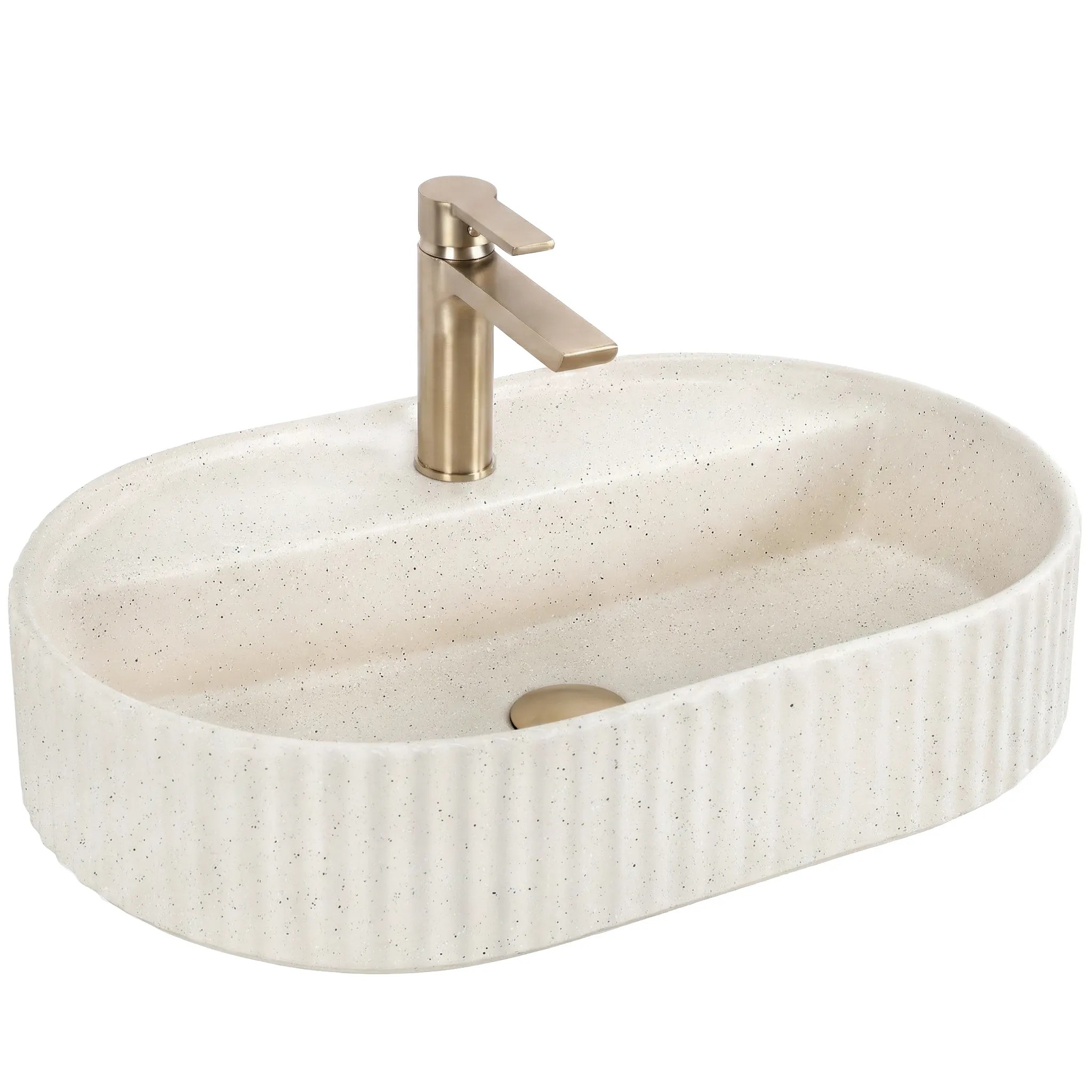 REA Bänkskål Marcela 60 Vanilla Beige, 60x36,5x13,5cm