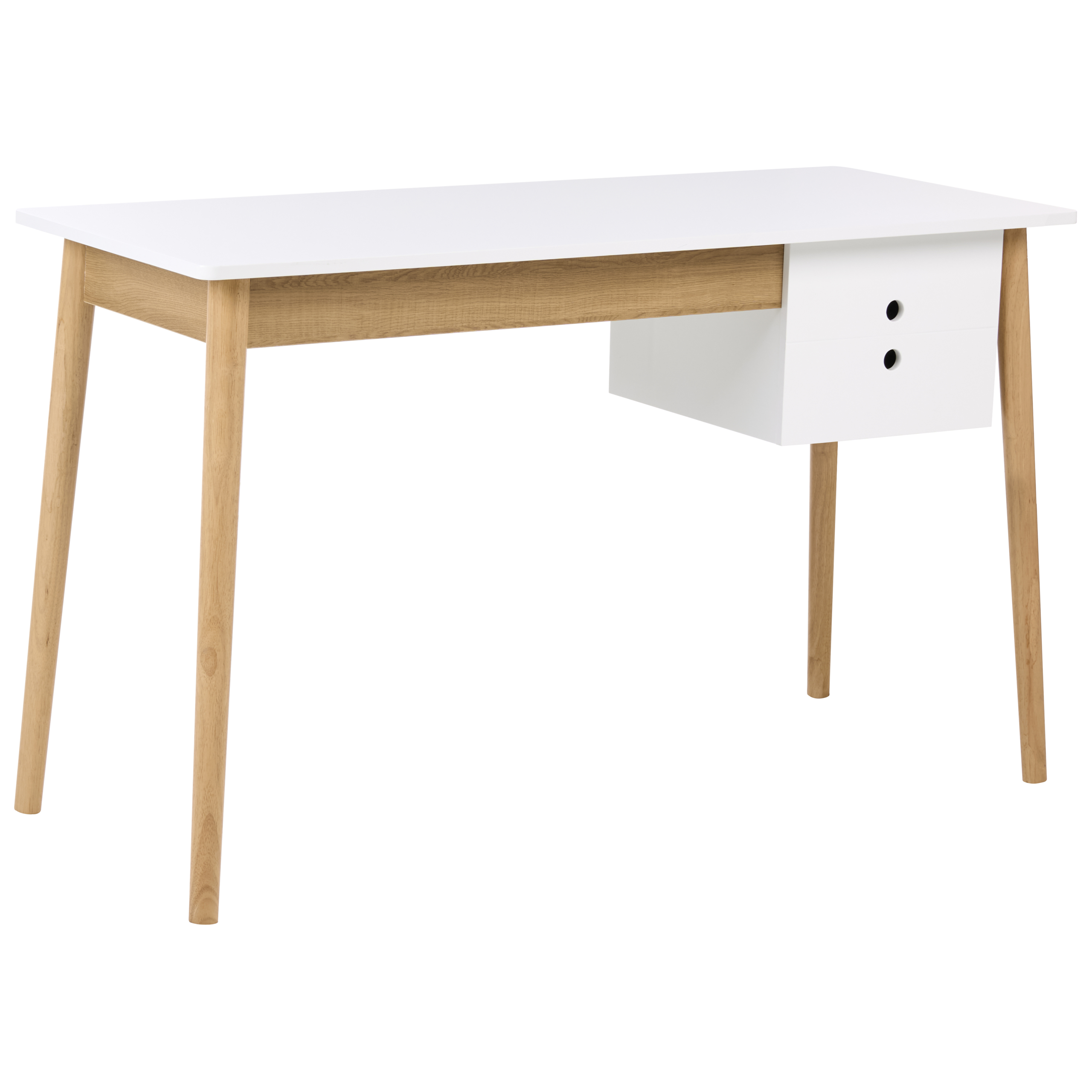 Skrivbord FENESTRA 120 cm 50 cm Ljusbrun/ Vit