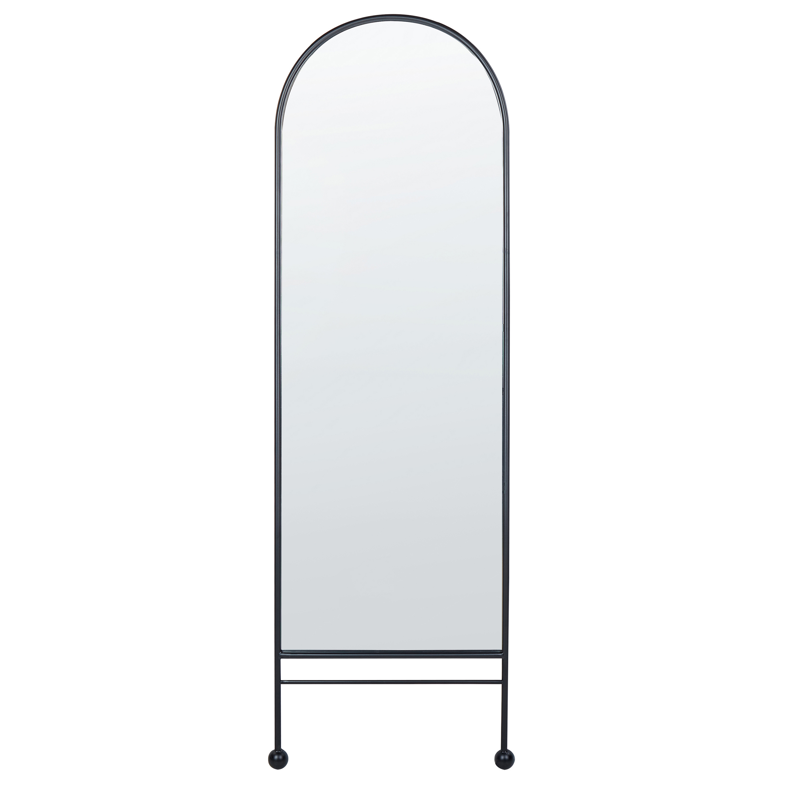Väggspegel JARNAGES 45 cm 145 cm Metall Svart