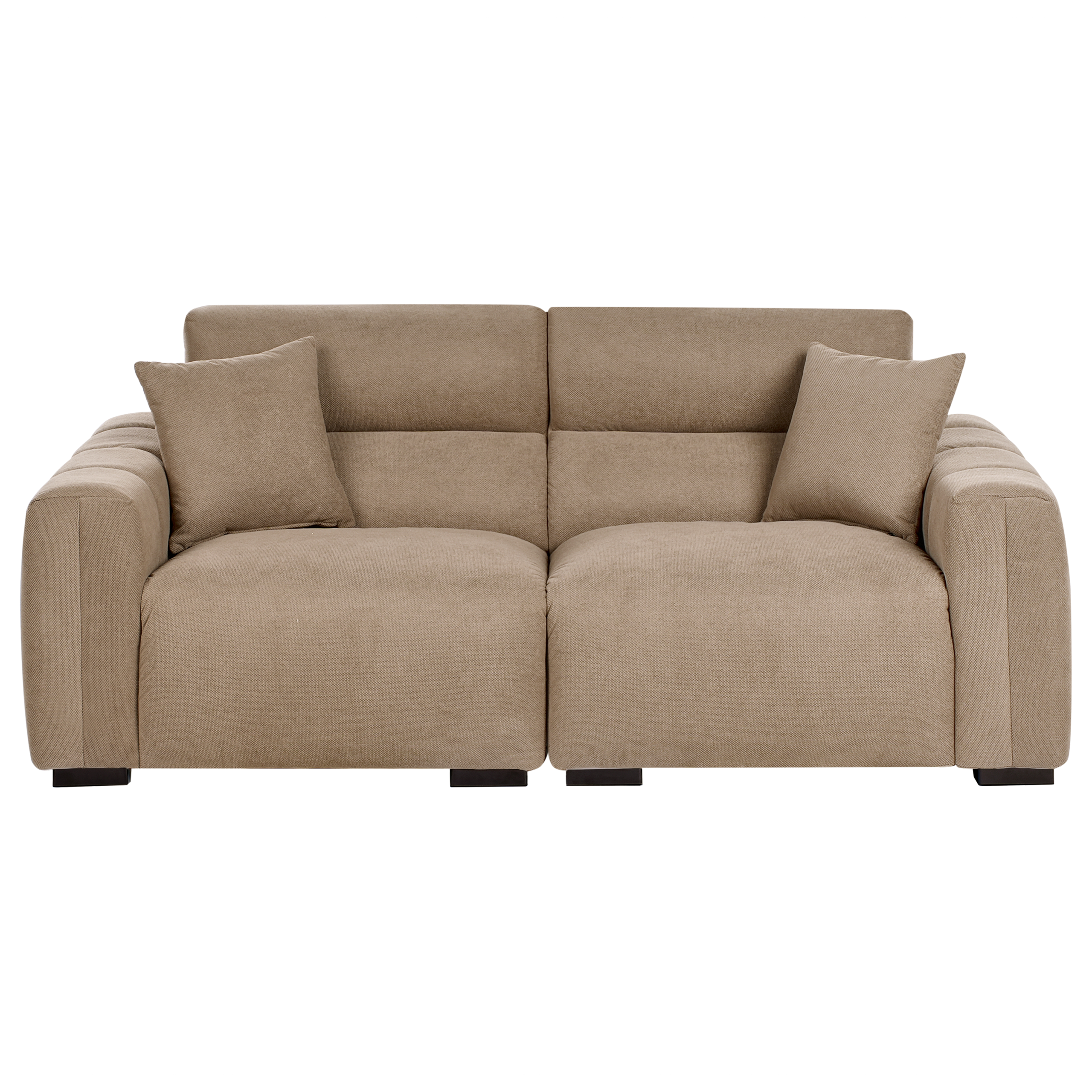 Soffa 3-sits FAUSKAN Brun