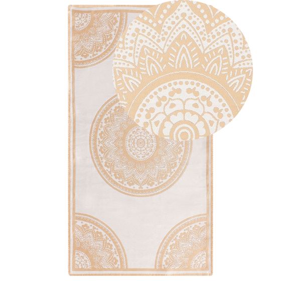 Utomhusmatta HUBLI Beige 80 x 150 cm