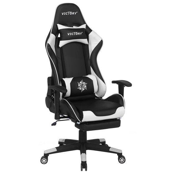 Gamingstol VICTORY Konstläder Vit