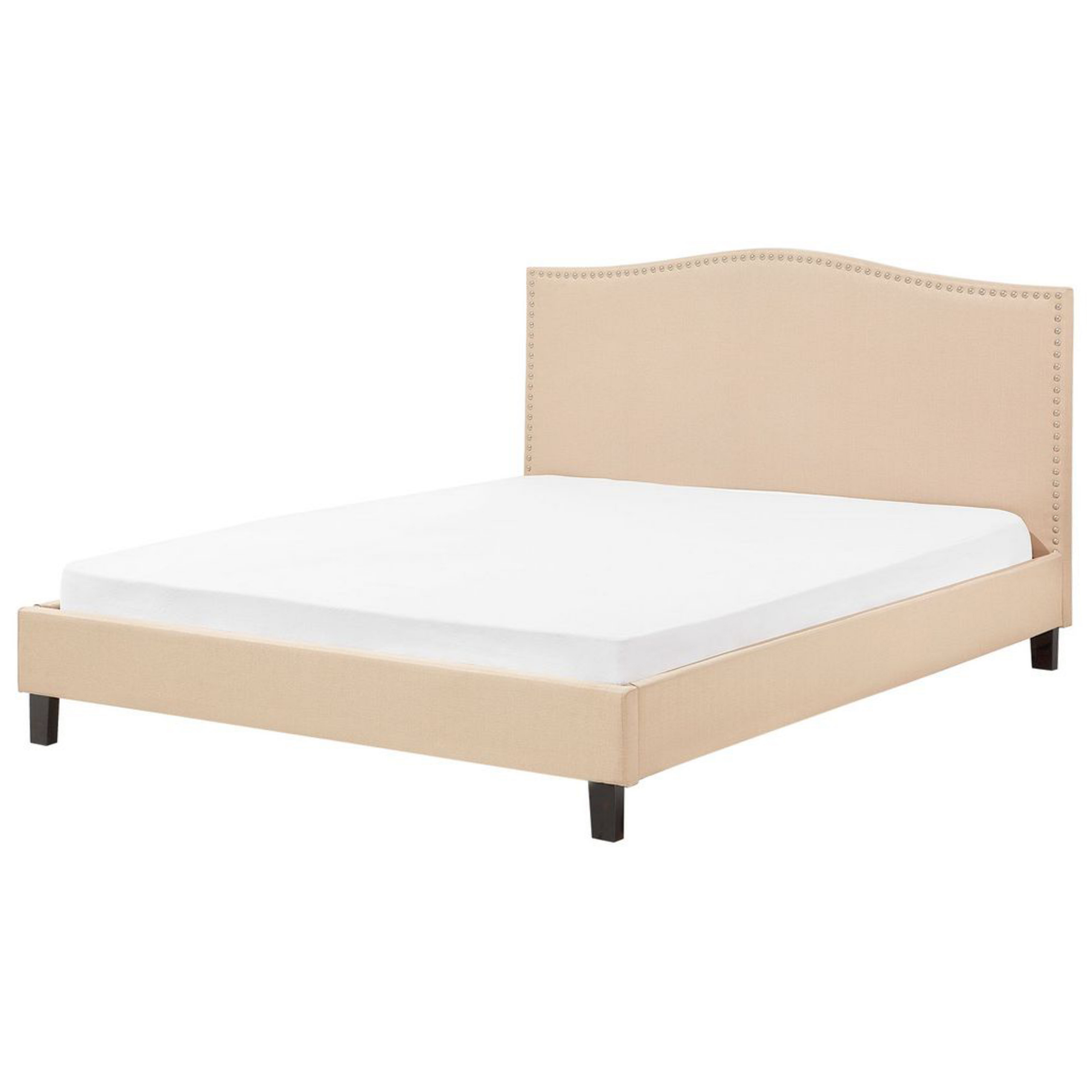 Säng med lamellram MONTPELLIER 180 x 200 cm Beige